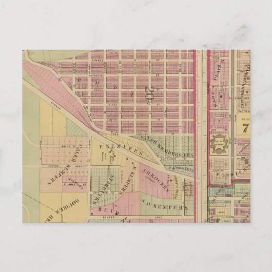 Carte Postale Cincinnati, Ohio 4 (Devant)