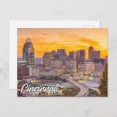 Carte Postale Cincinnati, Ohio, États-Unis (Devant / Derrière)