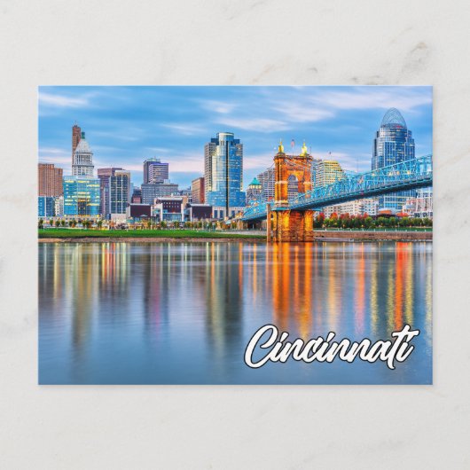 Carte Postale Cincinnati, Ohio, États-Unis (Devant)