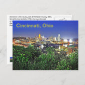 Carte Postale Cincinnati, Ohio, États-Unis (Devant / Derrière)