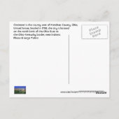 Carte Postale Cincinnati, Ohio, États-Unis (Dos)