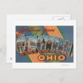 Carte Postale Cincinnati, Ohio - Grandes scènes de lettres 2 (Devant / Derrière)