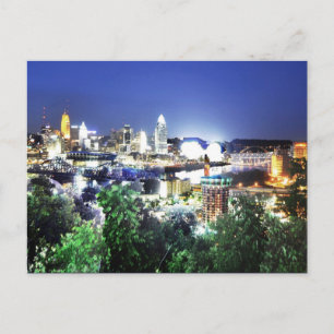 Carte Postale Cincinnati, Ohio, la Queen City.