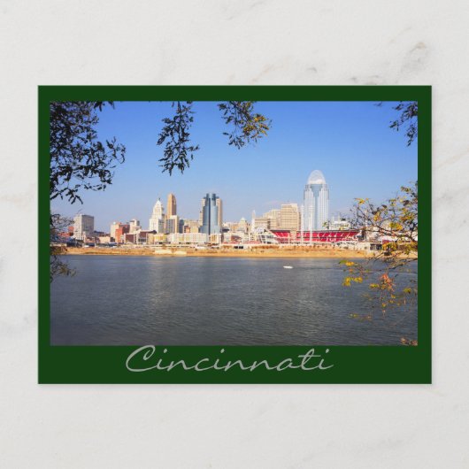 Carte Postale Cincinnati, Ohio, la ville reine (Devant)