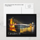 Carte Postale Cincinnati, Ohio, la ville reine. (Devant / Derrière)