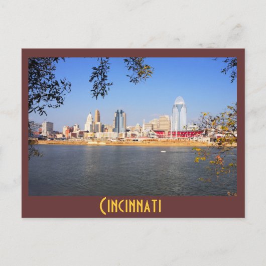 Carte Postale Cincinnati, Ohio, la ville reine (Devant)