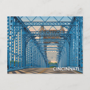 Carte Postale Cincinnati Ohio Roebling Pont Suspendu Voyage