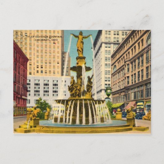 Carte postale Cincinnati vintage (Devant)