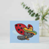 Carte Postale Cinco de May Ladybug (Debout devant)