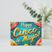 Carte postale Cinco de Mayo (Debout devant)