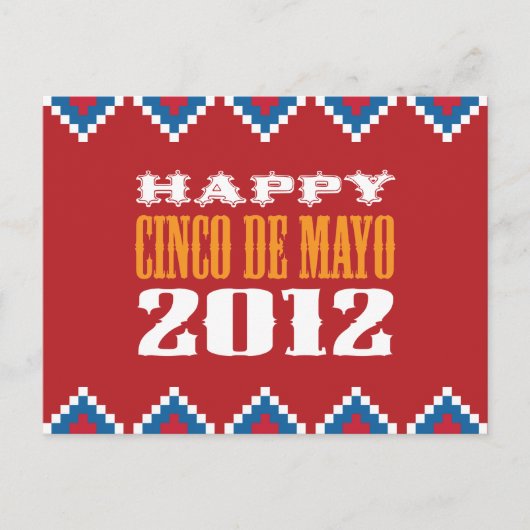 Carte postale Cinco de Mayo (Devant)