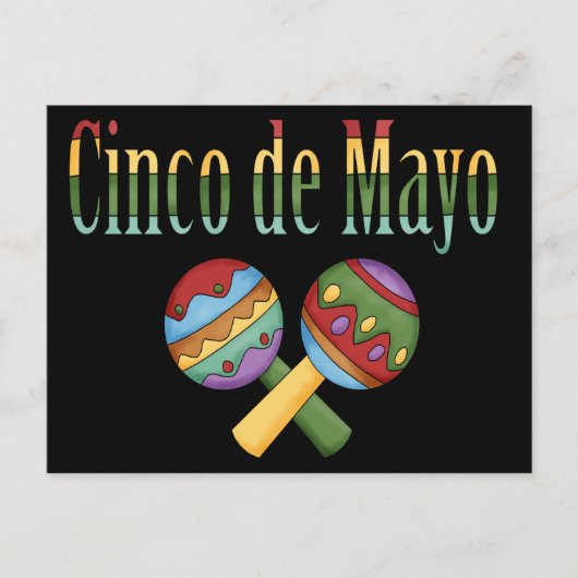 Carte Postale Cinco de Mayo (Devant)
