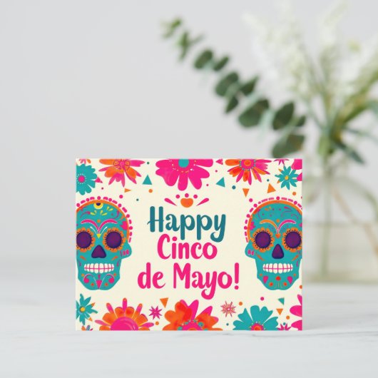 Carte postale Cinco de Mayo (Debout devant)