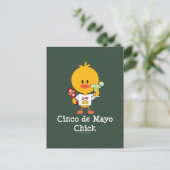 Carte postale Cinco de Mayo Chick (Debout devant)