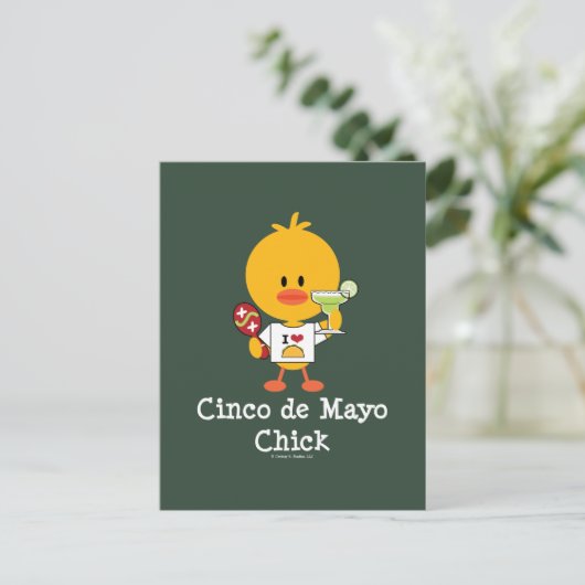 Carte postale Cinco de Mayo Chick (Debout devant)