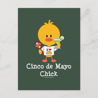 Carte postale Cinco de Mayo Chick