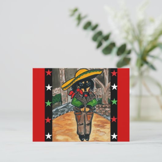 Carte Postale Cinco de mayo doxies (Debout devant)