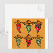 Carte Postale Cinco de Mayo Peppers (Devant / Derrière)