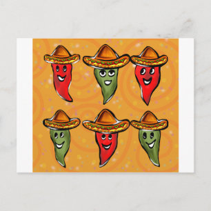 Carte Postale Cinco de Mayo Peppers