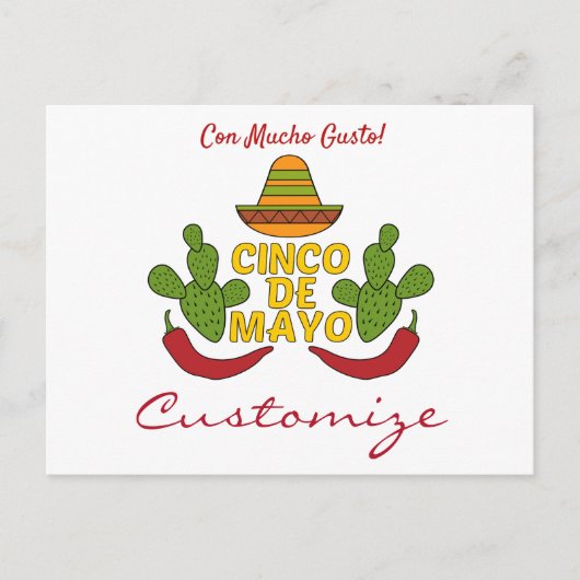 Carte Postale Cinco de Mayo Thunder_Cove (Devant)
