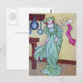 Carte Postale CInderella et Sa Fairie Godmère (Devant / Derrière)