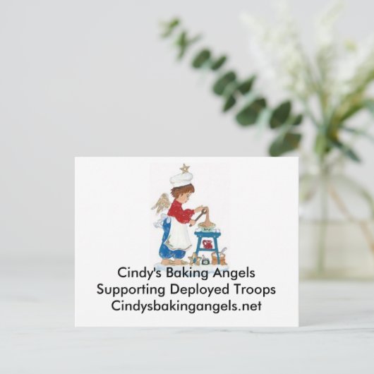 Carte postale Cindy's Baking Angels pour les troup (Debout devant)