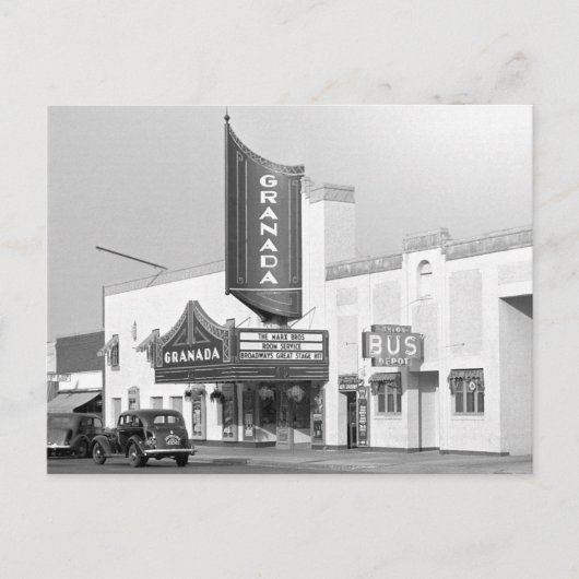 Carte Postale Cinéma Granada, 1938 (Devant)