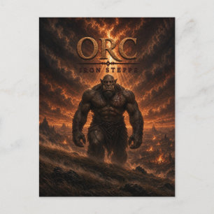 Carte Postale Cinéma sombre de la steppe de fer des orcs