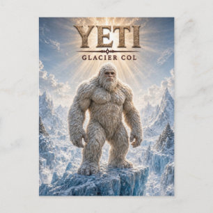 Carte Postale Cinéma sombre du col du glacier de Yeti