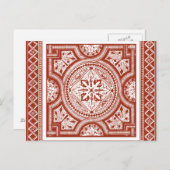 Carte Postale Cinnabar Woodblock IV (Devant / Derrière)