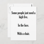 Carte Postale Cinq (Devant / Derrière)