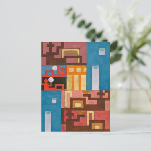 Carte Postale Cinq chiffres étendus | Sophie Taeuber-Arp | (Debout devant)