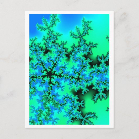 Carte Postale Cinq étoiles-fractale 2 (Devant)