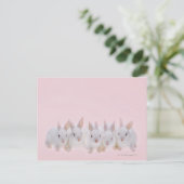 Carte Postale Cinq lapins 2 (Debout devant)