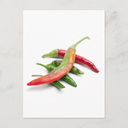 Carte Postale Cinq piment chaud (Devant)
