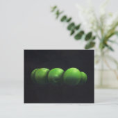 Carte Postale Cinq pommes vertes (Debout devant)