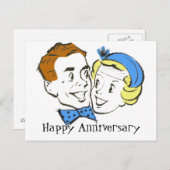 Carte Postale Cinquante ans heureux (Devant / Derrière)