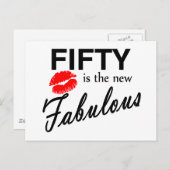 Carte Postale Cinquante Est Le Nouveau Fabuleux (Devant / Derrière)
