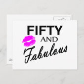 Carte Postale Cinquante Et Fabuleux (Devant / Derrière)