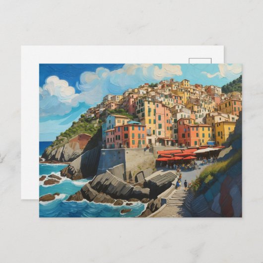 Carte Postale Cinque Terre (Devant / Derrière)