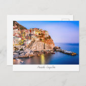 Carte postale Cinque Terre (Devant / Derrière)