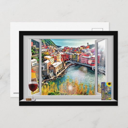 Carte Postale Cinque Terre (Devant / Derrière)