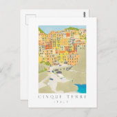 Carte Postale Cinque Terre (Devant / Derrière)