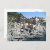 Carte Postale cinque terre, italie (Devant / Derrière)