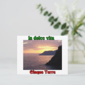 Carte Postale Cinque Terre Italie (Debout devant)