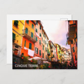 Carte Postale Cinque Terre Italie Riomaggiore (Devant / Derrière)