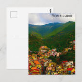 Carte Postale Cinque Terre Italie Riomaggiore (Devant / Derrière)