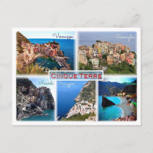 Carte Postale Cinque Terre - Ligurie - Italie - (Devant)