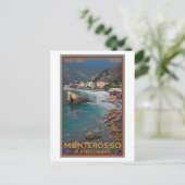 Carte Postale Cinque Terre - Matin Monterosso Beach (Debout devant)