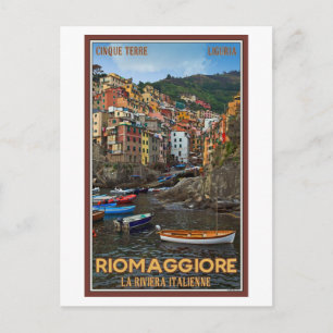 Carte Postale Cinque Terre - Riomaggiore